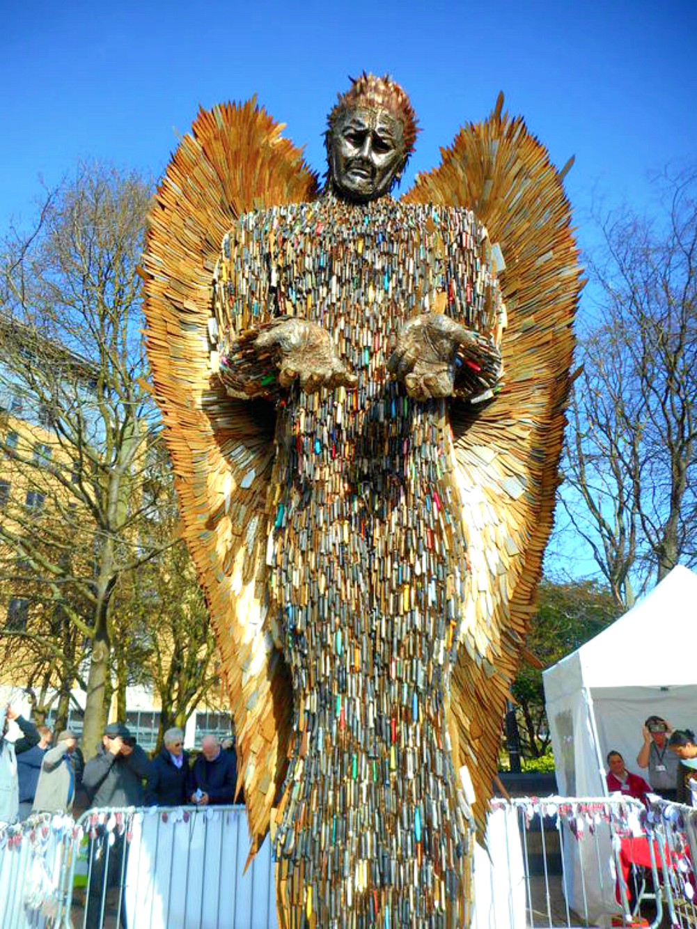 Knife angel full Janet Ulliott