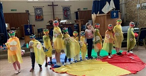 Children dressing up Web Crop