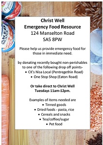 Emergency Food Resource poster