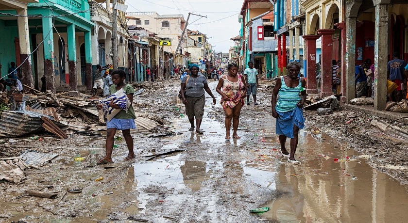 Haiti hit by hurricane matthew credit creative commons