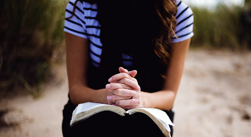 Leisure Girl Outdoors Beach Praying Person credit maxpixel