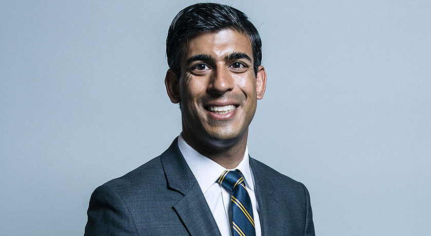 Official portrait of Rishi Sunak SF