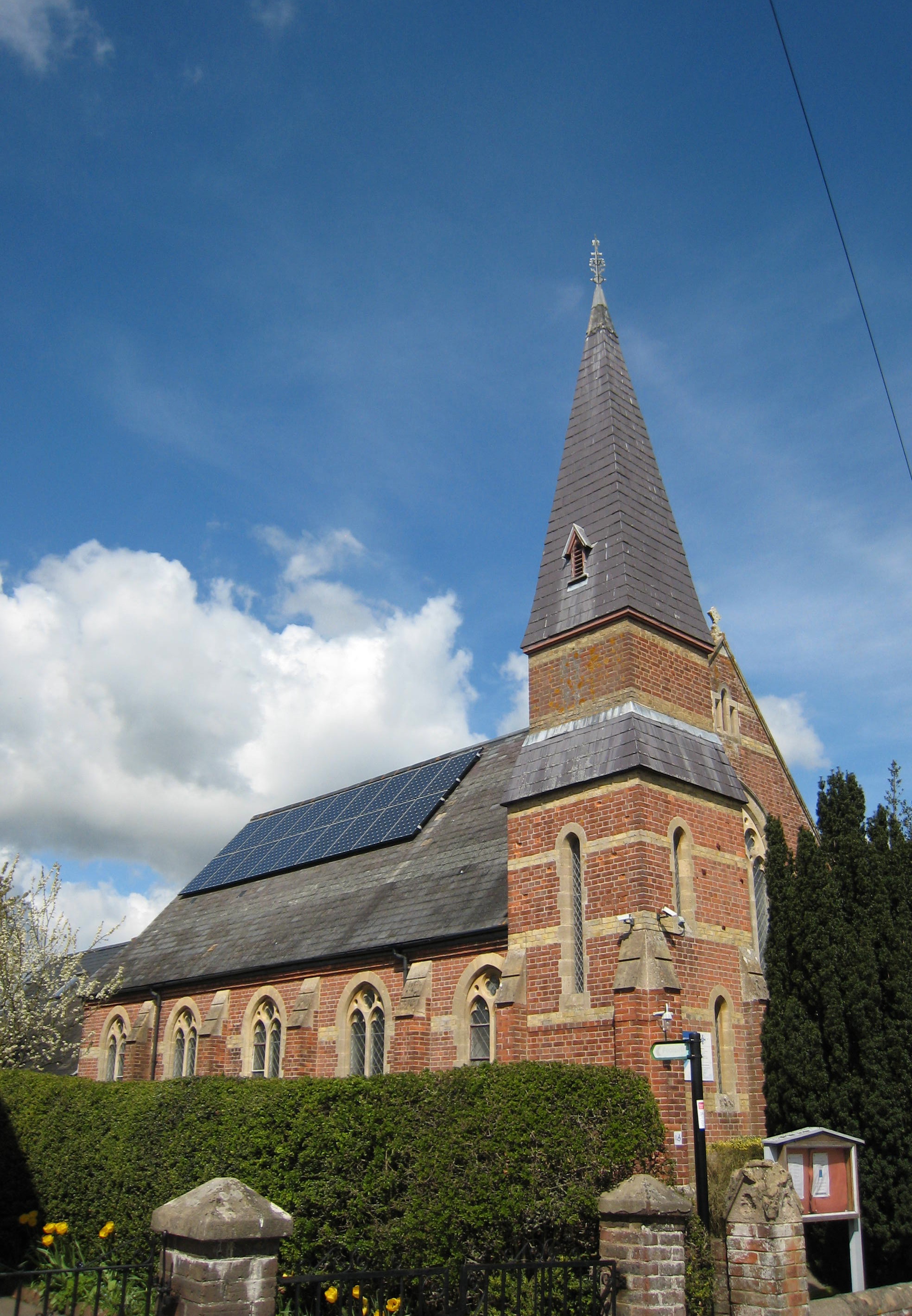 PV Panels on St Johns URC Marsh Green