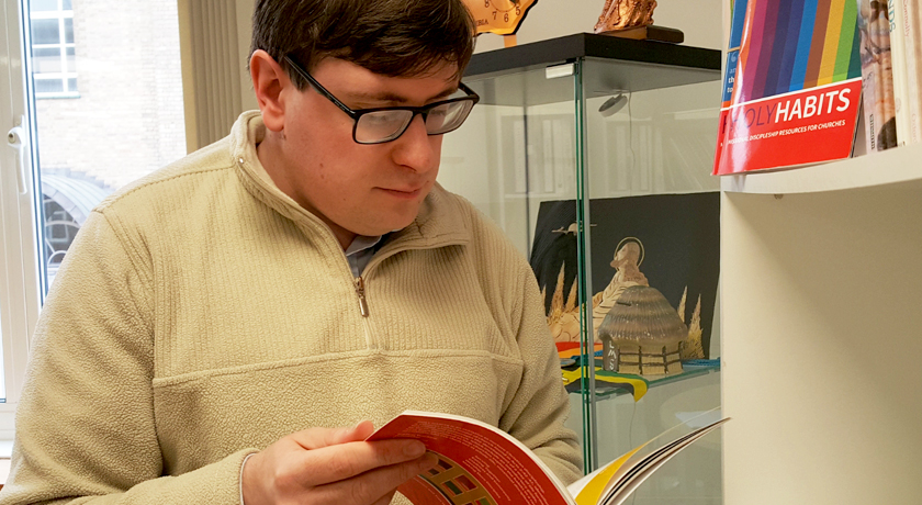 Simon Peters with HH book