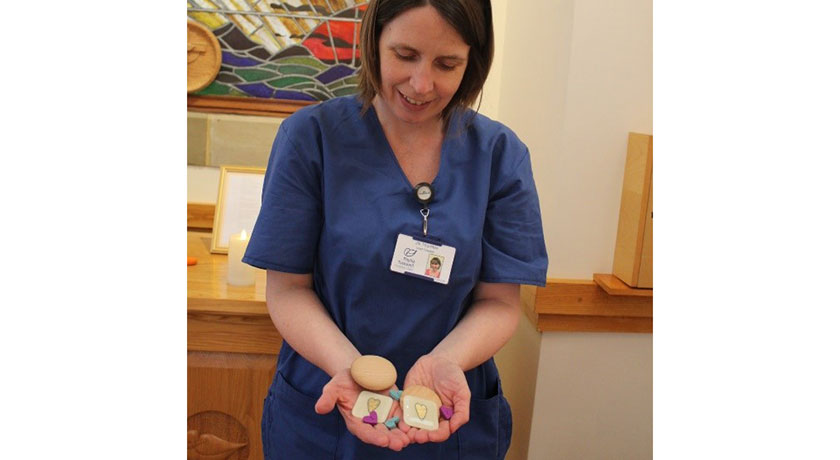 The Revd Dr Jill Thornton holding pebbles1