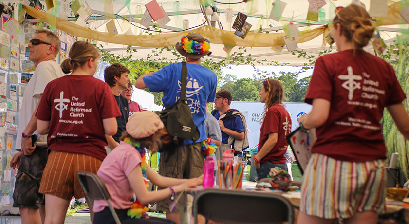 URC Tent people Chris Andrews