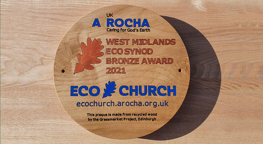 WM Synod eco plaque 2021