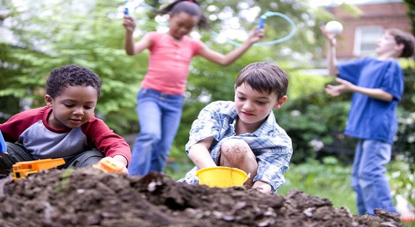 children playing