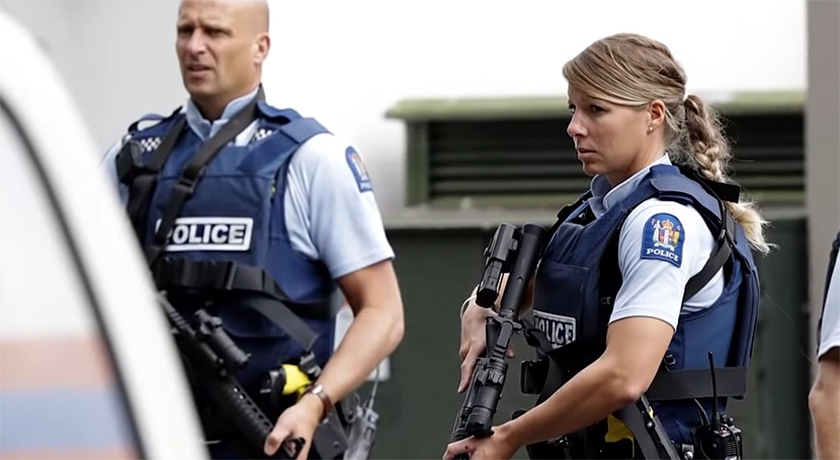 Police at new zealand shooting credit The Lallantop